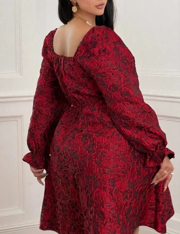 Rochie scurta SHEIN CURVE, rosu