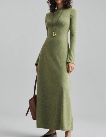 Rochie lunga SHEIN, verde