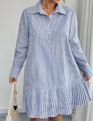 Rochie scurta SHEIN CURVE, albastru