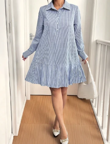 Rochie scurta SHEIN CURVE, albastru