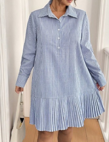 Rochie scurta SHEIN CURVE, albastru