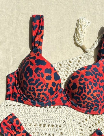 Costum de baie SHEIN, rosu