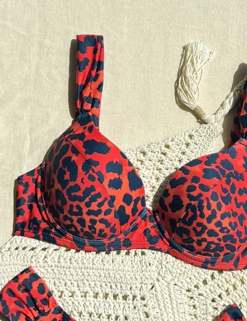 Costum de baie SHEIN, rosu