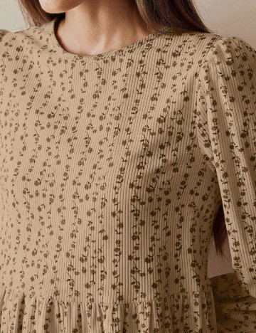 Rochie scurta SHEIN, maro