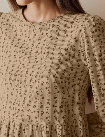 Rochie scurta SHEIN, maro