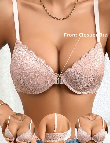 Sutien SHEIN, roz pudra