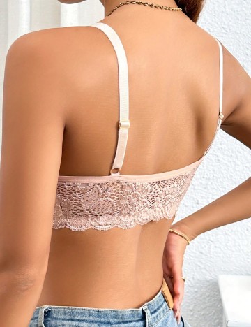 Sutien SHEIN, roz pudra