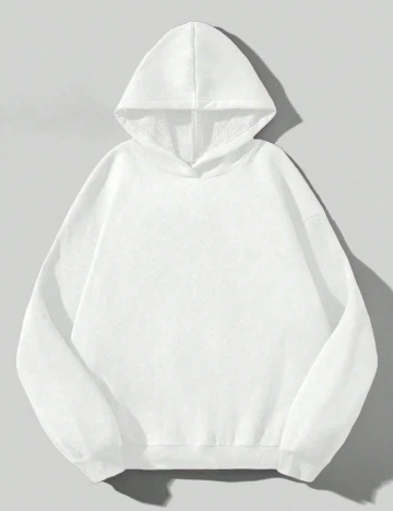 Hanorac SHEIN CURVE, alb