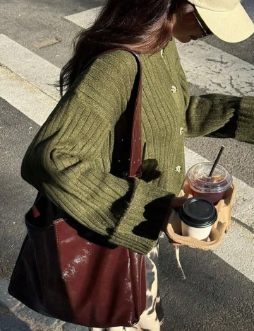 Cardigan SHEIN, verde