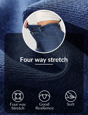 Pantaloni SHEIN, albastru