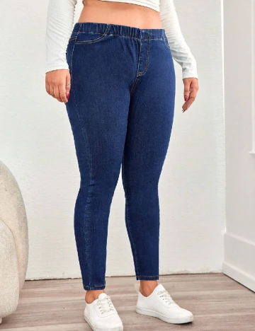 Blugi SHEIN CURVE, albastru