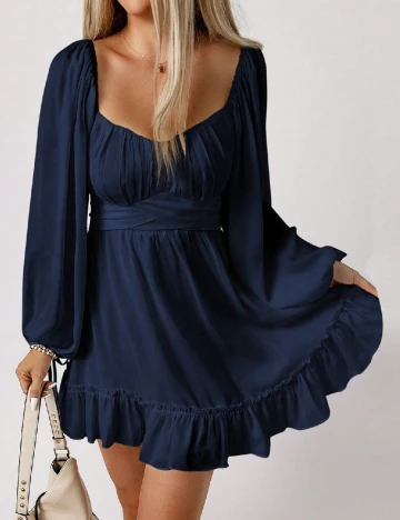 Rochie scurta SHEIN, bleumarin