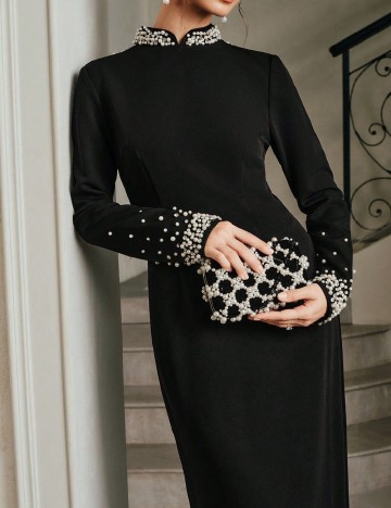 Rochie lunga Anewsta, negru