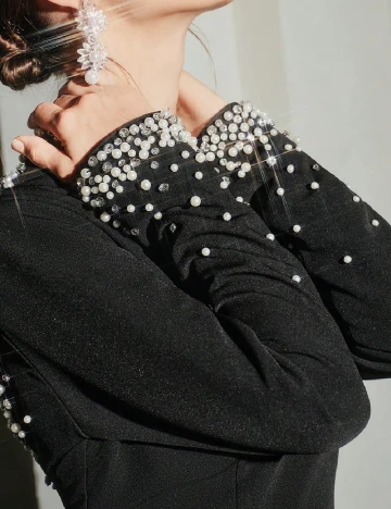 Rochie lunga Anewsta, negru