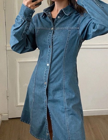 Rochie scurta Dazy, albastru