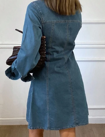 Rochie scurta Dazy, albastru