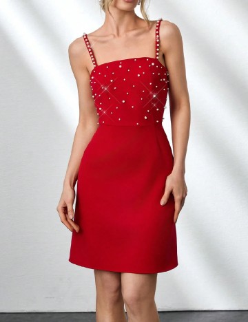 Rochie scurta SHEIN, rosu