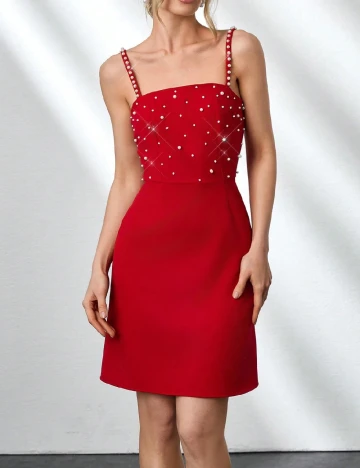 Rochie scurta SHEIN, rosu