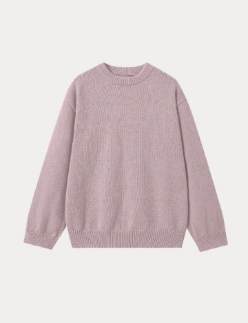 
						Pulover SHEIN, roz pudra