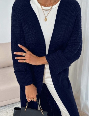 Cardigan SHEIN, bleumarin