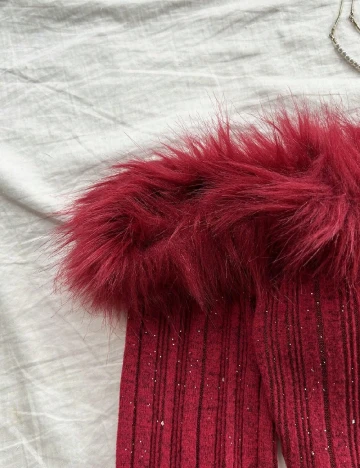 Top SHEIN CURVE, rosu