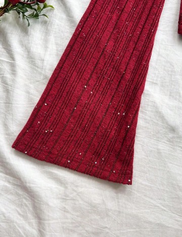 Top SHEIN CURVE, rosu