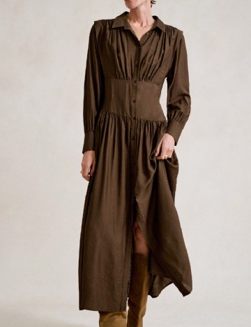 
						Rochie medie SHEIN, maro