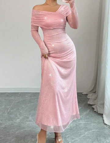 Rochie lunga SHEIN, roz