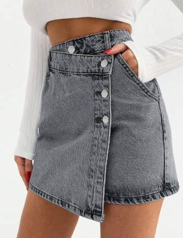 Fusta pantalon SHEIN, gri