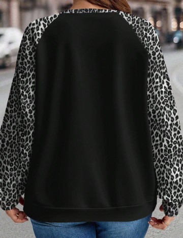 Bluza SHEIN CURVE, negru