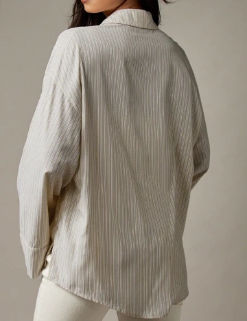 Camasa Missguided, alb/bej