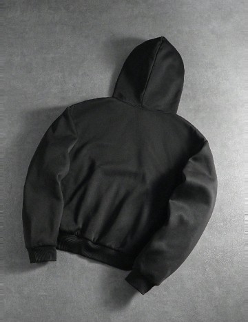 Jacheta reversibila SHEIN, negru/rosu