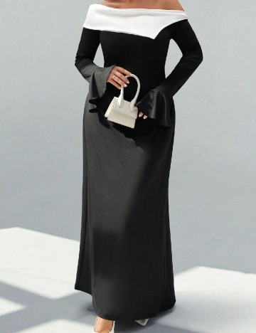 
						Rochie lunga SHEIN CURVE, negru