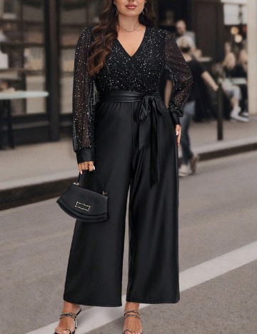 Salopeta SHEIN CURVE, negru