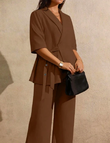 Sacou SHEIN CURVE, maro