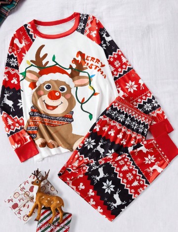 Pijama SHEIN CURVE, mix culori