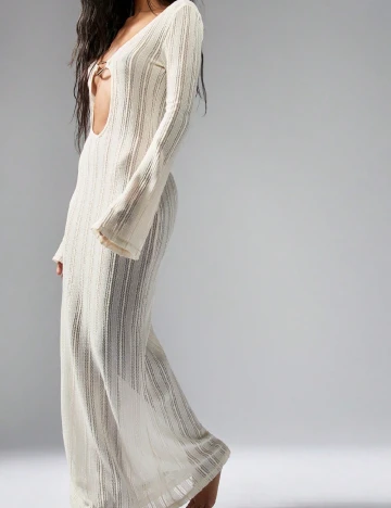 Rochie de plaja Missguided, ecru