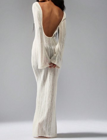 Rochie de plaja Missguided, ecru