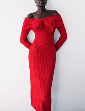 Rochie medie SHEIN, rosu