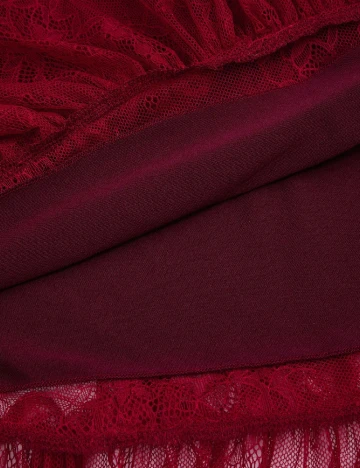 Fusta SHEIN CURVE, rosu