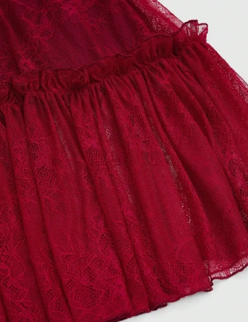 Fusta SHEIN CURVE, rosu