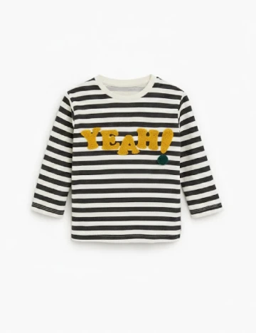 Bluza Zara, albastru/alb