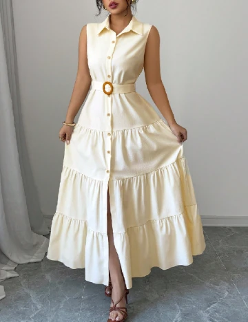 Rochie medie SHEIN, crem