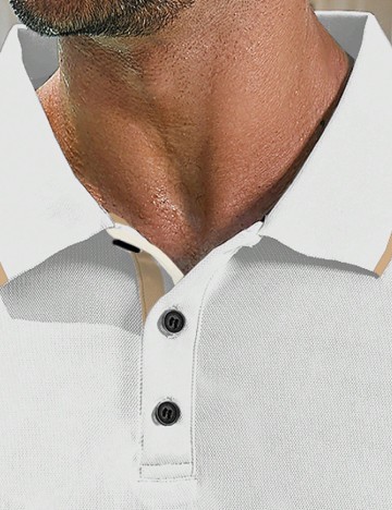 Bluza SHEIN Plus Size Men, alb