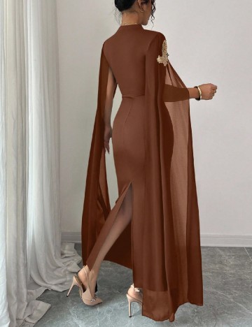 Rochie lunga SHEIN, maro