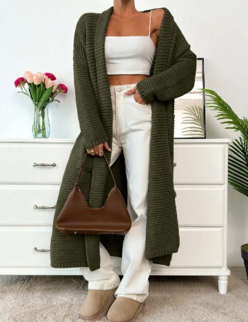 Cardigan SHEIN, verde