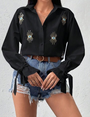 Camasa SHEIN, negru