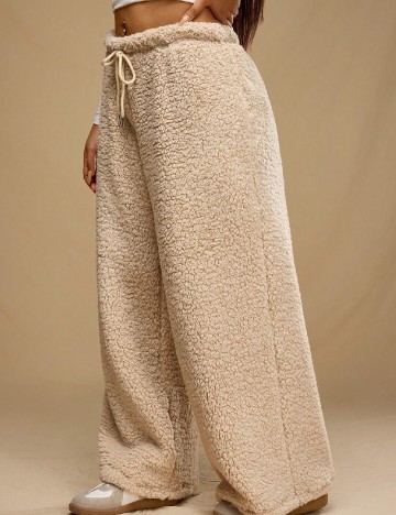 Pantaloni Forever 21 Curve, maro deschis