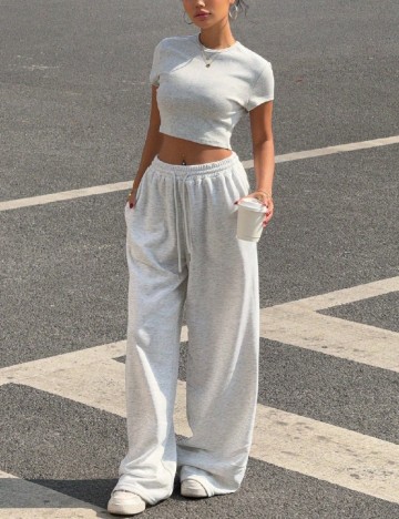 Compleu SHEIN CURVE, gri