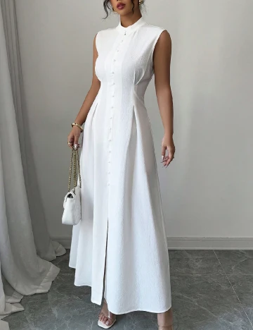 Rochie medie SHEIN, alb